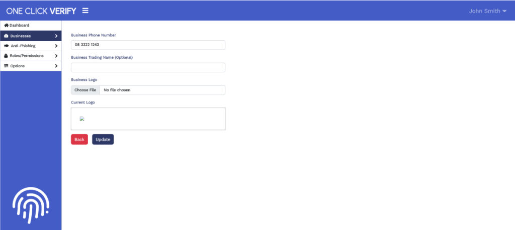 One Click Verify Business User Guide - One Click Verify