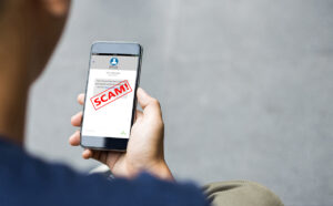 mobile phone scam, text message scam, Smishing